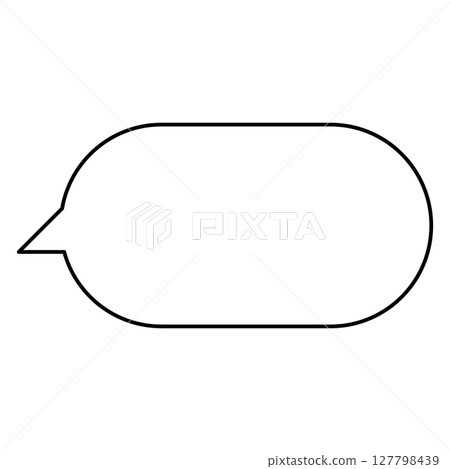 簡單的語音氣泡圖，水平 127798439