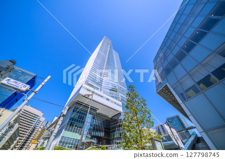 Tokyo cityscape in Japan View of Toranomon Hills Station Tower (Toranomon Hills Station) etc. Tokyo cityscape in Japan View of Toranomon Hills Station Tower (Toranomon Hills Station) etc. 127798745
