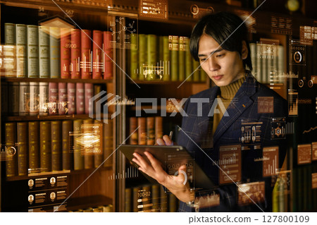 Man with tabard 127800109