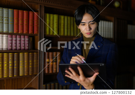 Man with tabard Man with tabard 127800132