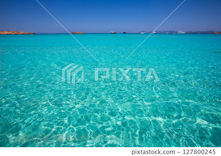 Illetes Illetas beach in Formentera Balearic Islands Illetes Illetas beach in Formentera Balearic Islands 127800245