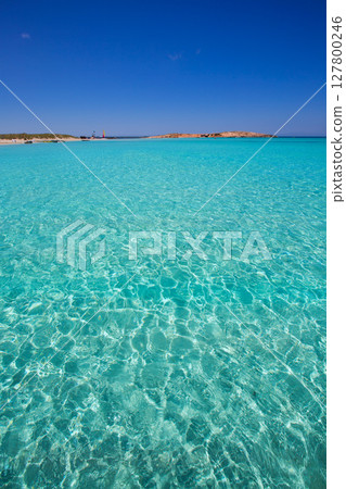 Illetes Illetas beach in Formentera Balearic Islands 127800246