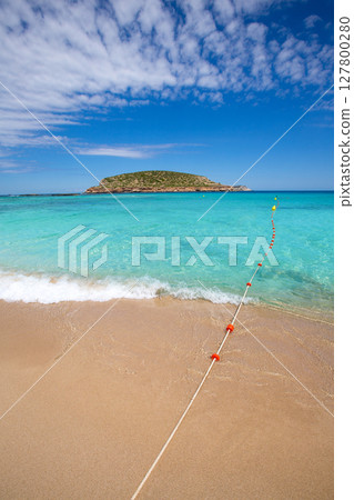Ibiza Cala Conta Comte beach in Sant Josep 127800280