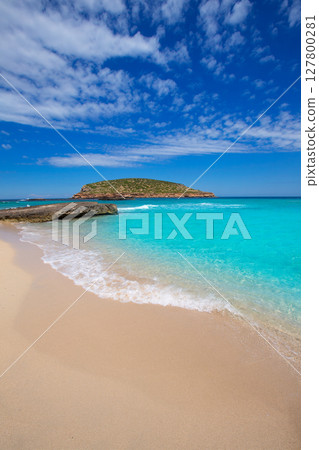 Ibiza Cala Conta Comte beach in Sant Josep 127800281