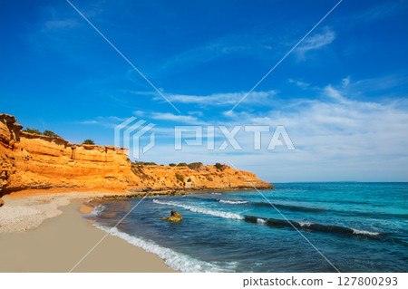 Ibiza island Platja Es bol Nou beach Ses Salines 127800293