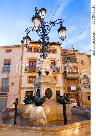 Segorbe Plaza Cueva Santa square Castellon at Spain 127801138