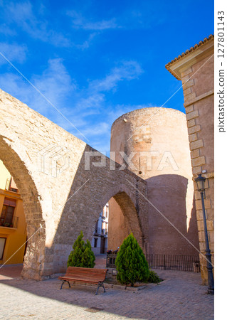 Segorbe Castellon Torre de la Carcel Portal de Teruel in Spain 127801143