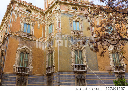 Valencia Palacio Marques de Dos Aguas palace facade Valencia Palacio Marques de Dos Aguas palace facade 127801367