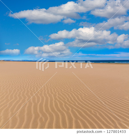Canet de Berenguer beach in Valencia in Spain 127801433