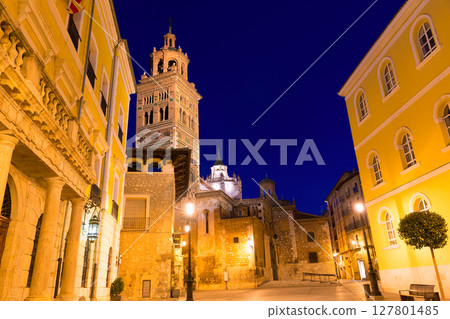 Aragon Teruel Cathedral Santa Maria unesco and City hall 127801485