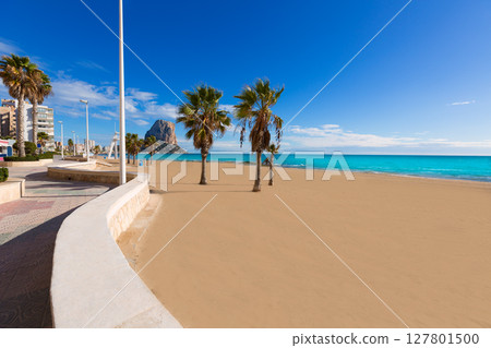 Calpe playa Arenal Bol beach near Penon Ifach Alicante 127801500
