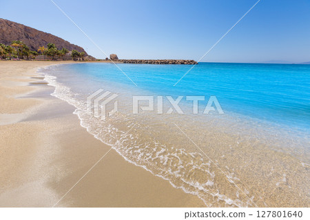 Aguilas Poniente beach Murcia in Spain 127801640