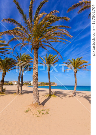 Javea Xabia playa del Arenal in Mediterranean Spain 127801704