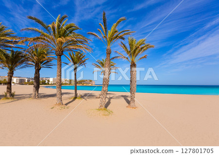 Javea Xabia playa del Arenal in Mediterranean Spain 127801705