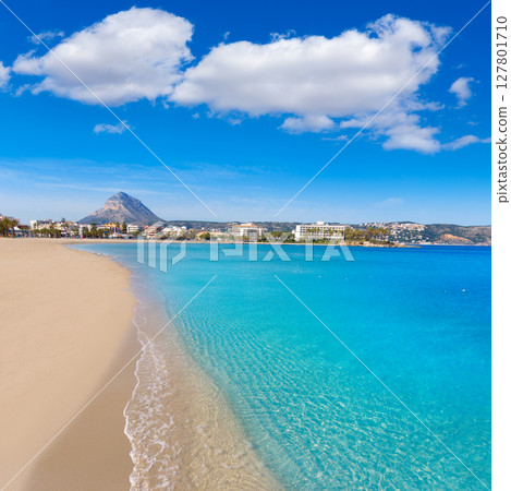 Javea Xabia playa del Arenal in Mediterranean Spain 127801710