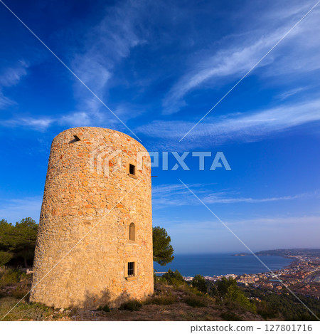 Javea Xabia Molins de la Plana old windmills Alicante 127801716