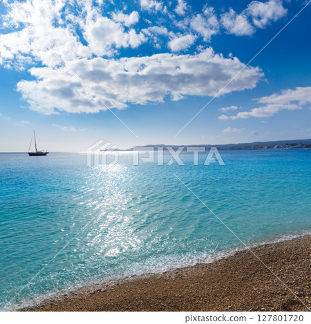 Javea Xabia Playa La Grava beach in Alicante Spain 127801720