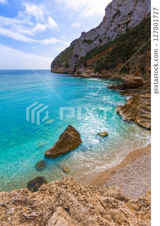 Javea La Granadella beach in Xabia Alicante Spain 127801727