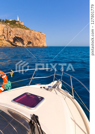 Javea Cabo de la Nao Lighthouse cape in Alicante 127801779