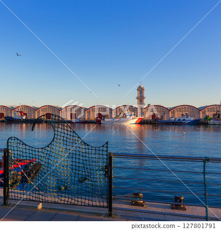 Gandia port puerto Valencia in Mediterranean Spain 127801791