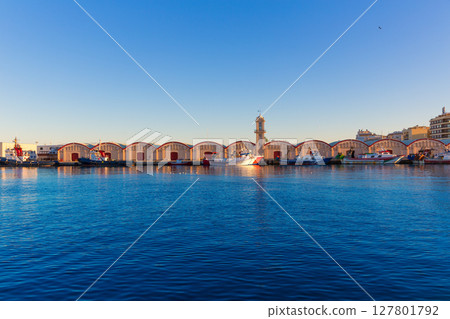 Gandia port puerto Valencia in Mediterranean Spain 127801792