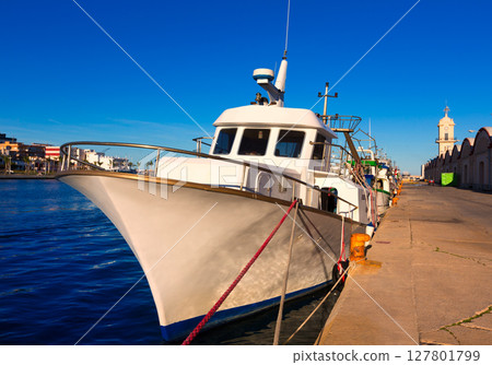 Gandia port puerto Valencia in Mediterranean Spain 127801799