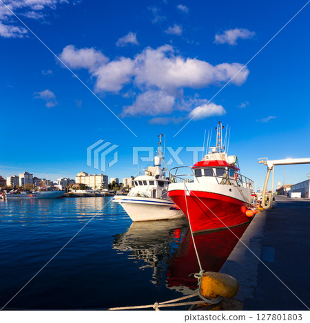 Gandia port puerto Valencia in Mediterranean Spain Gandia port puerto Valencia in Mediterranean Spain 127801803