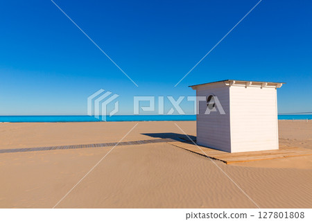Gandia beach in Valencia Mediterranean Spain Gandia beach in Valencia Mediterranean Spain 127801808