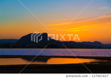 Denia Las Marinas sunset beach Punta Molins Spain 127801827