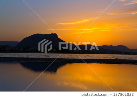 Denia Las Marinas sunset beach Punta Molins Spain 127801828