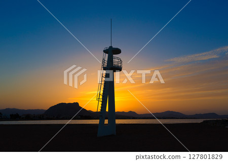 Denia Las Marinas sunset beach Punta Molins Spain 127801829