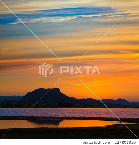 Denia Las Marinas sunset beach Punta Molins Spain 127801830