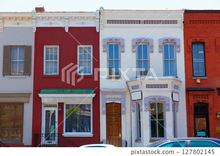 Georgetown historical district facades Washington 127802145