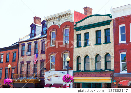 Georgetown historical district facades Washington 127802147