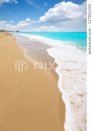 Bolnuevo beach in Mazarron Murcia at Spain 127802204
