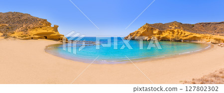 Cocedores beach in Murcia near Aguilas Spain 127802302