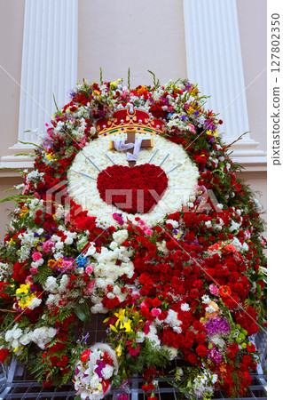Iglesia de la Caridad of Cartagena church at spain 127802350