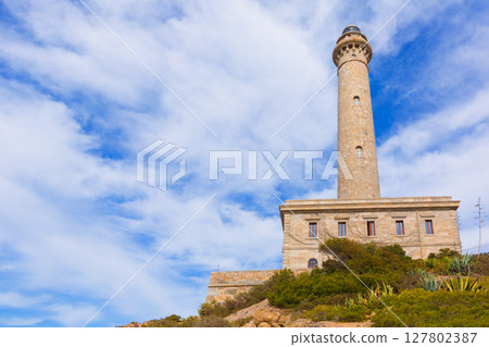 Cabo de Palos lighthouse near Mar Menor Spain 127802387