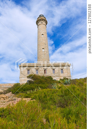 Cabo de Palos lighthouse near Mar Menor Spain 127802388