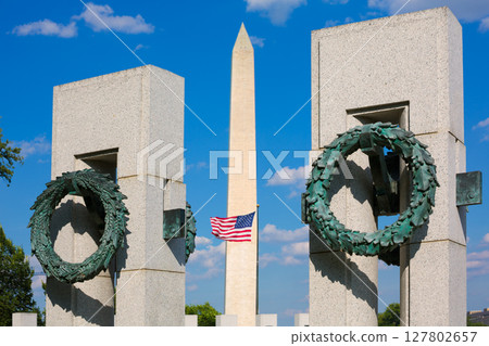 World War II Memorial in washington DC USA World War II Memorial in washington DC USA 127802657