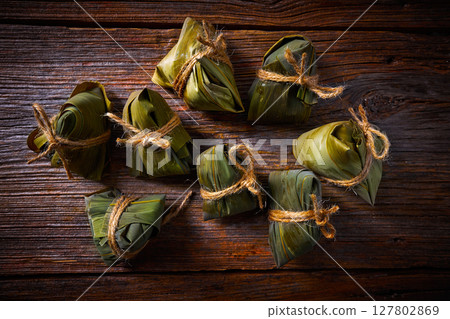 Zongzi Glutinous sticky Rice Dumplings recipe 127802869