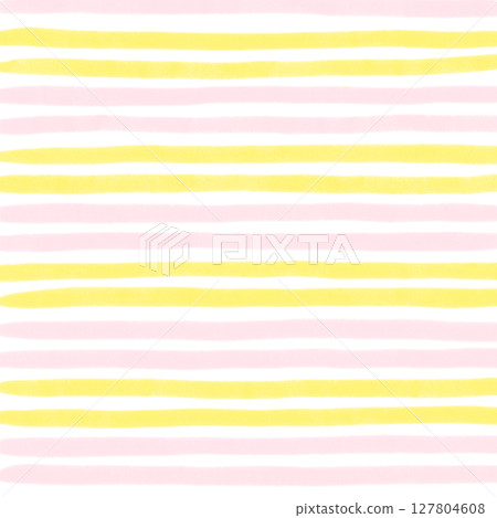 Pink Yellow Hand Drawn Stripe Line Background Pattern Overlay 127804608