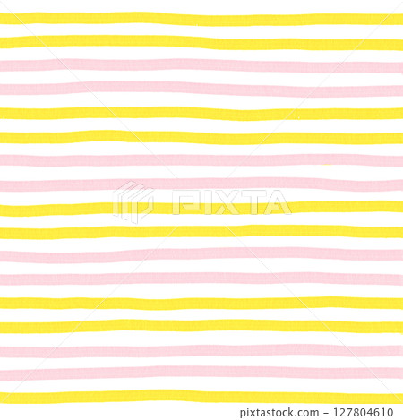 Pink Yellow Hand Drawn Stripe Line Background Pattern Overlay 127804610