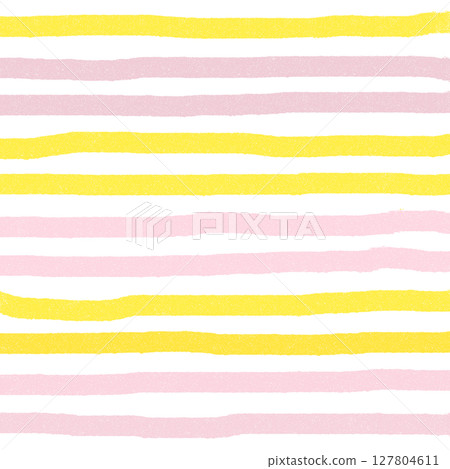 Pink Yellow Hand Drawn Stripe Line Background Pattern Overlay 127804611