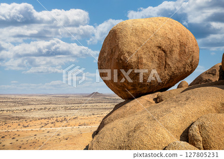 Group of bald granite peaks, Spitzkopp, Namibia Group of bald granite peaks, Spitzkopp, Namibia 127805231