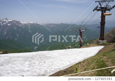 Tanigawadake, Gunma Prefecture: Arriving at Tenjin Pass by mountain lift from Tenjindaira Station, Shirakemon, and Mount Asahi, May 21, 2025 Tanigawadake, Gunma Prefecture: Arriving at Tenjin Pass by mountain lift from Tenjindaira Station, Shirakemon, and Mount Asahi, May 21, 2025 127805391