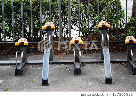 Bicycle parking space Bicycle parking space 127805556