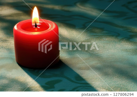 candles in the water 127806294