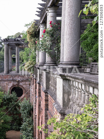 a picturesque of Old structure at The Hill Garden and Pergola. 127806893