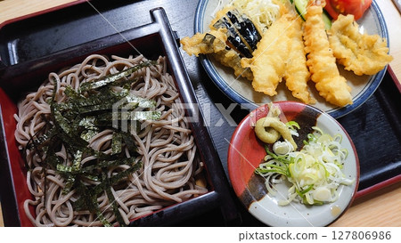 Tempura and Zaru Soba 127806986